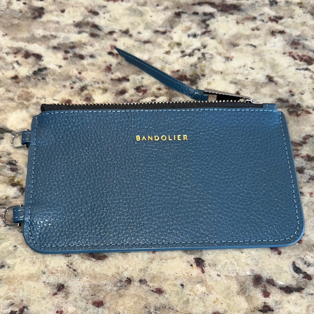 Bandolier Blue Leather Phone Case